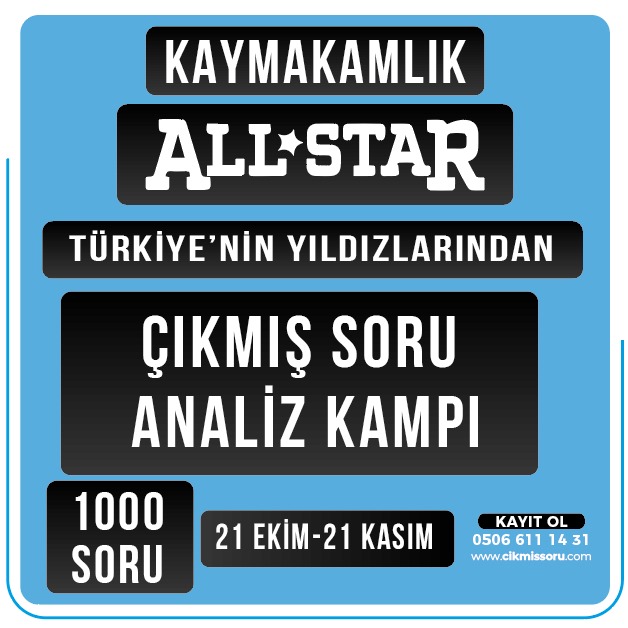 KAYMAKAMLIK ÇIKMIŞ SORU ANALİZ KAMPI